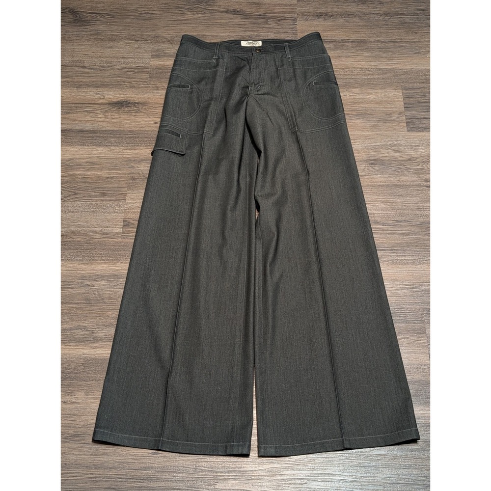 KYOKO‎ HIGA Wide Leg Designer Pants Gray Made in Japan Size 42